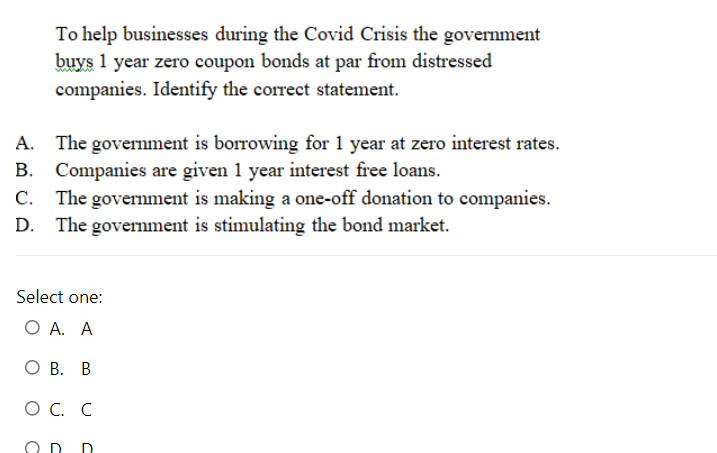 Please answer the following question. Option B is not correct. Thank you.