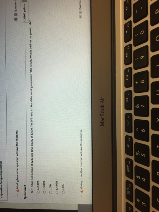 response. Question 1 of 5 Question 1 Firm C has total assets