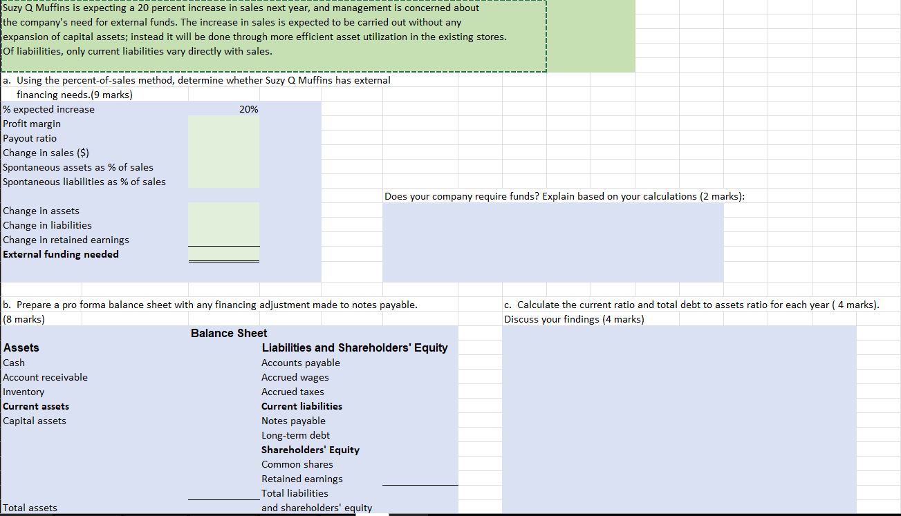 This first screenshot contains the problem questions, the 2nd is the data