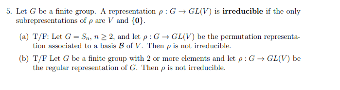 please proof it! 5. Let G be a finite group. A