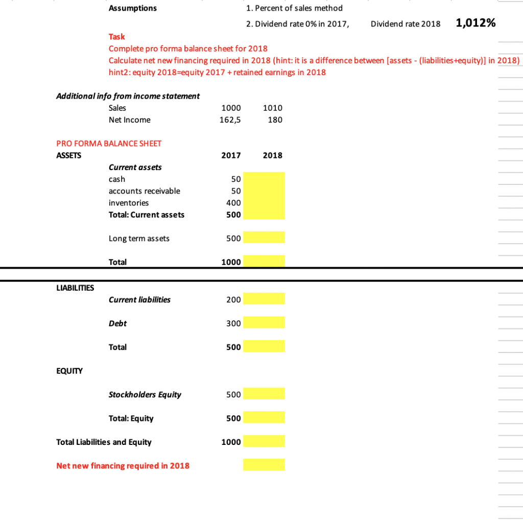 exercise Growth in Sales is: 26.022%In the second one Dividen rate 2018
