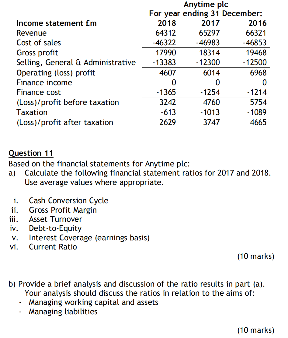 are multiple parts to each question, you must attempt all parts of