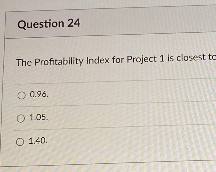 the following free cash flows: Project Project Year 1 2 0-50,000 -75.000