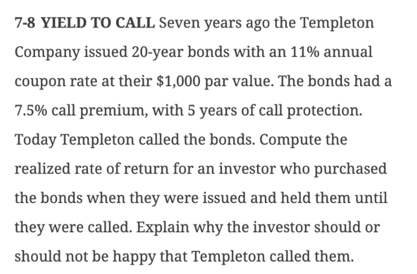 THIS QUESTION MUST BE SOLVED USING EXCEL ONLY. THIS IS THE SECOND