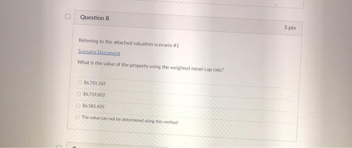 value to the market place using market based criteria to typical investors