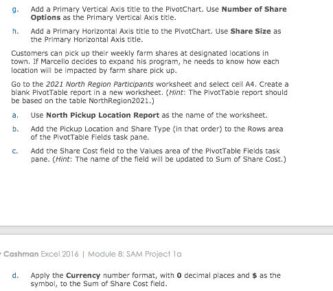 chart. a. b. Peterbu farm shares come in three different sizes: small,