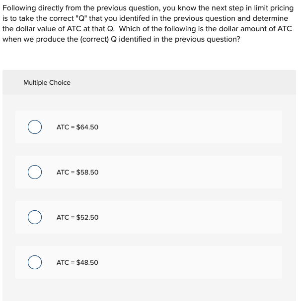 Previous question below Following directly from the previous question, you know