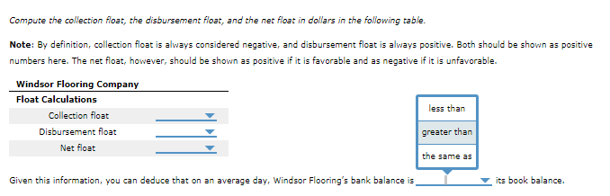 the following scenario: The accountant for Sandberg Co. is reconciling the company's