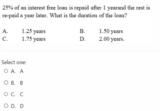 Please answer the following question. Option B is not correct. Thank you.