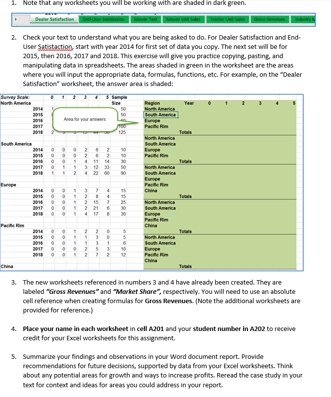Read and complete the first case study from our Business Analytics