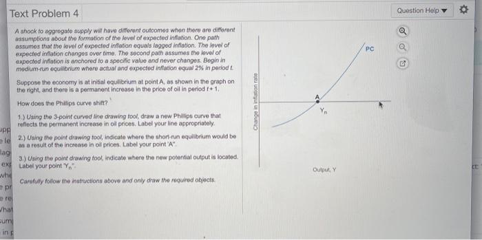  Question Help PC oo 5 Text Problem 4 A shock to
