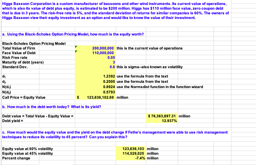 show how to do calculation for section d. I need to see