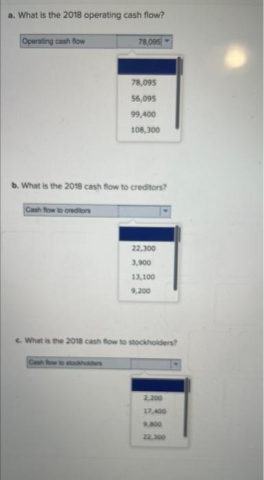 and thanks Square Hammer Corporation shows the following information its 2018 income