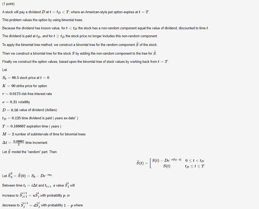 only answer the last red box (1 point) A stock will pay