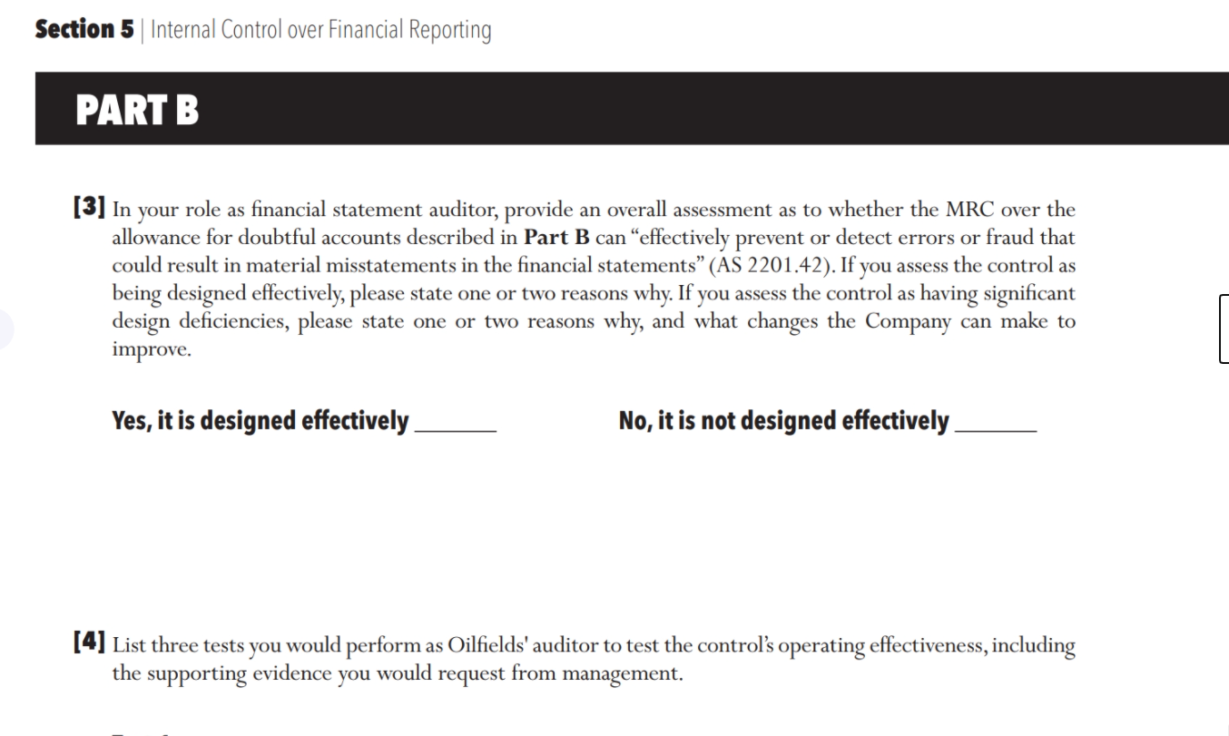 MRC. REVISED CONTROL DESCRIPTION Management Review Control Over the Allowance for Doubtful