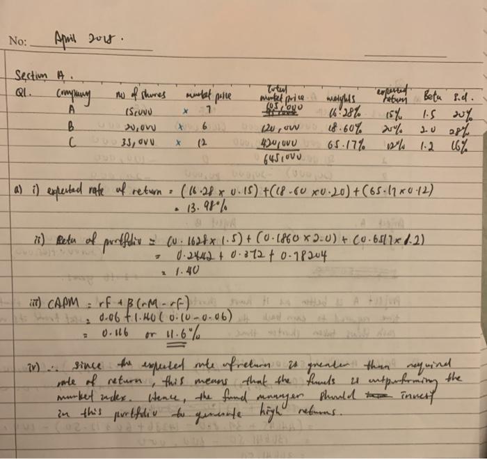 please answer question (b) Thank you. Question 1 sume 2019 Jan. A