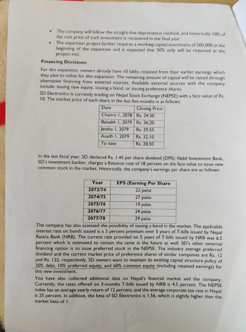 answers to the 3 listed questions below by assuming a role of