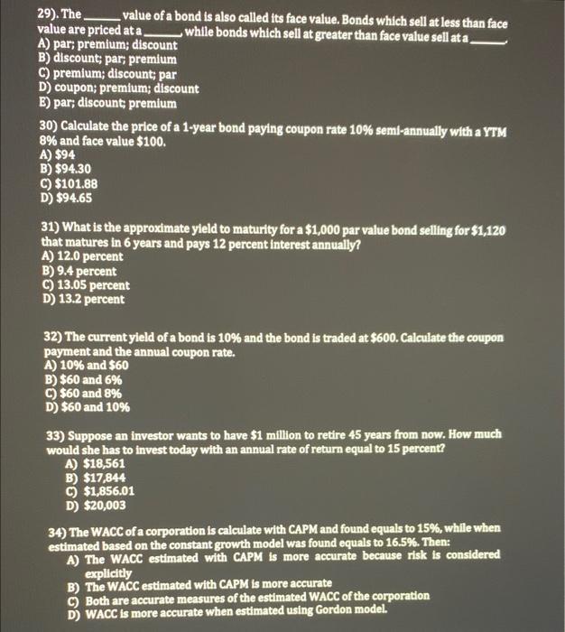 PLEASE HELP CHECK MY ANSWERS PLEASE! please exclude question 29 29). The