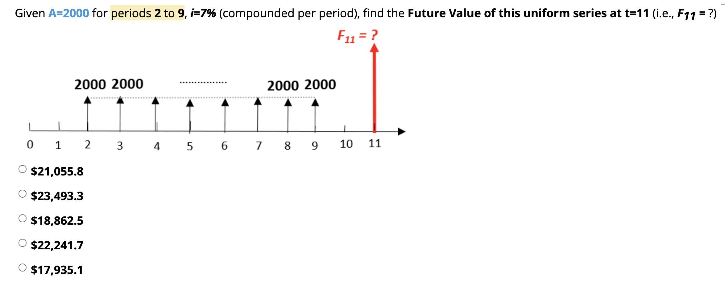 of $40,000 per year for 20 years, (t=1 to 20) be equivalent