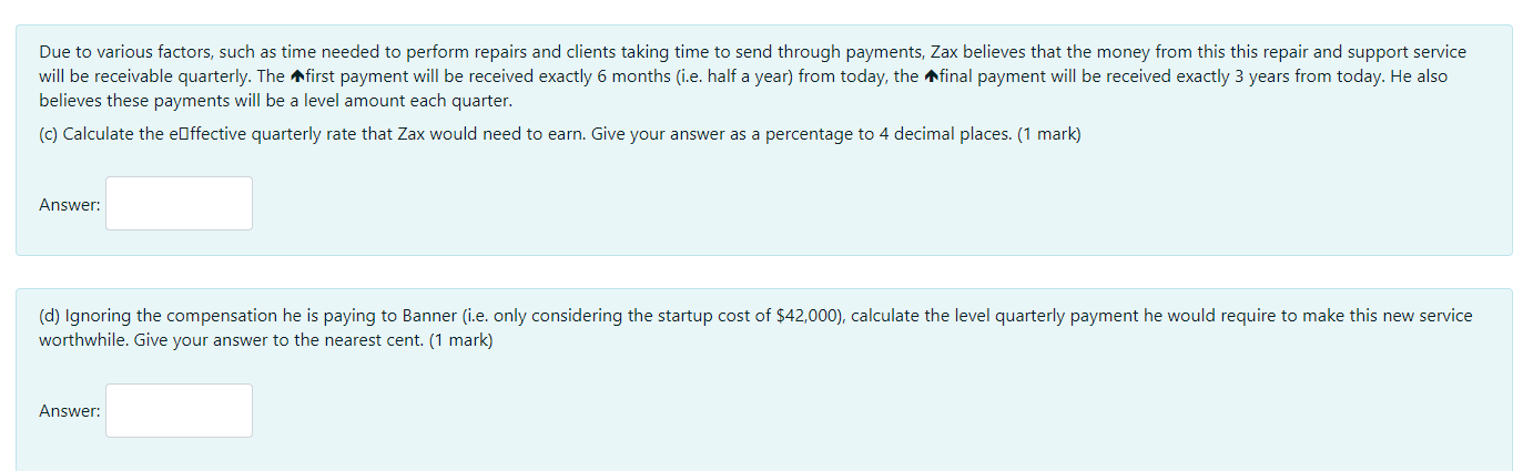 IT for a bit over a decade. Banner has suggested Zax add