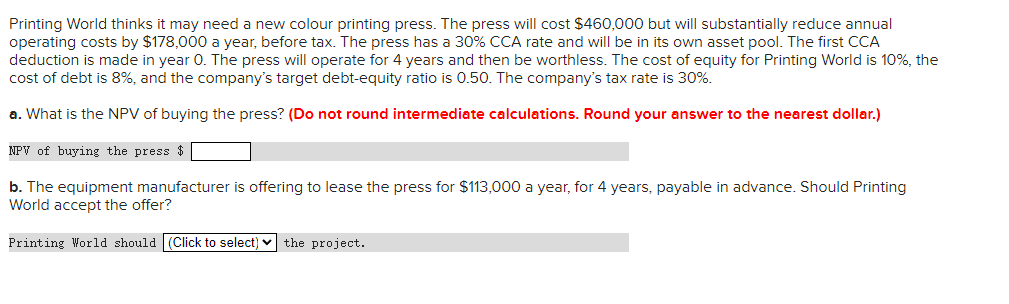 Printing World thinks it may need a new colour printing press.