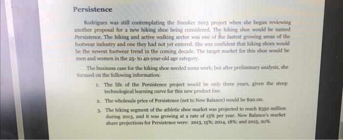 all info needed! help ): Persistence Rodriguez was still contemplating the