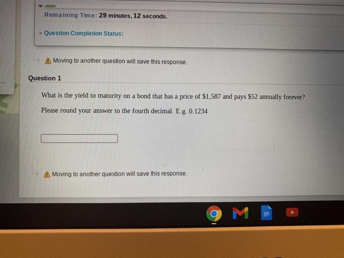  Remaining Time: 29 minutes, 12 seconds. Question Completion Status: Moving to