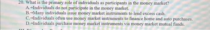 ightarrow \\) control the money supply. C. \\( \ ightarrow \\) increase