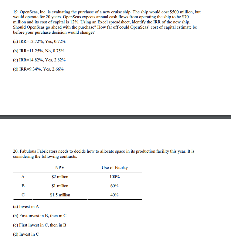 Show all work. Highlight final answer. DO NOT answer questions if you