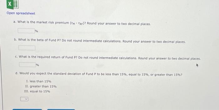 the following information for three stocks, Stocks A, B, and C. The