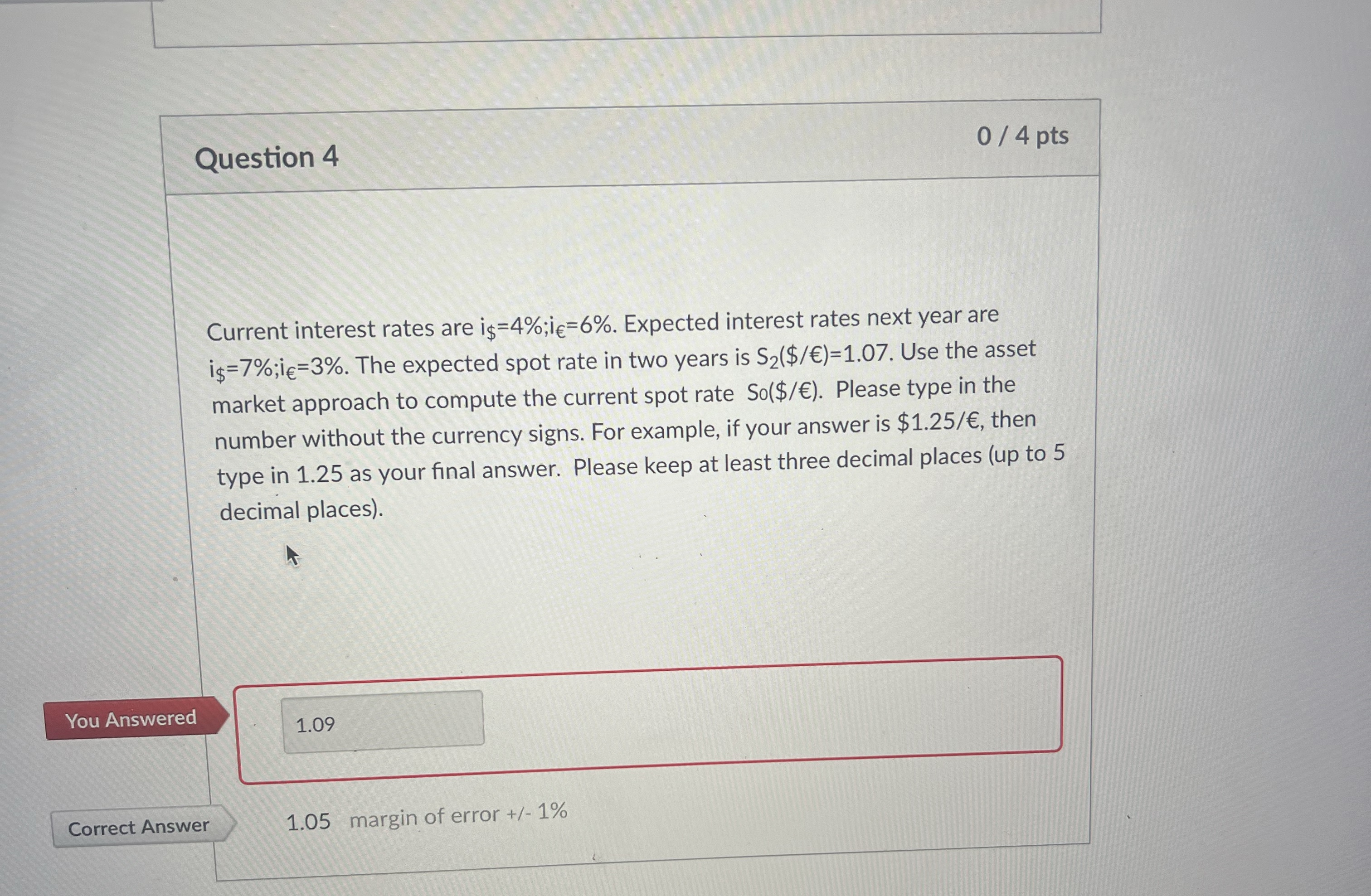  can someone explain how is the correct answer 1.05 step by