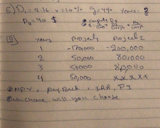 want to answer the empty schedule and also question E and question