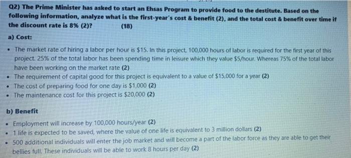 Solve it. Please be quick Q2) The Prime Minister has asked to