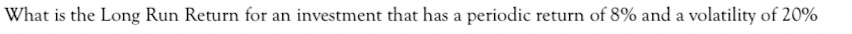 Please post explanation with answer. Thankyou! What is the Long Run