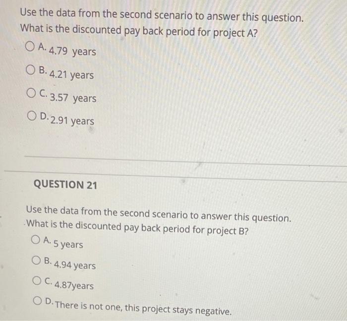 16,000.00 2 3 4 5 Use the data from the second scenario