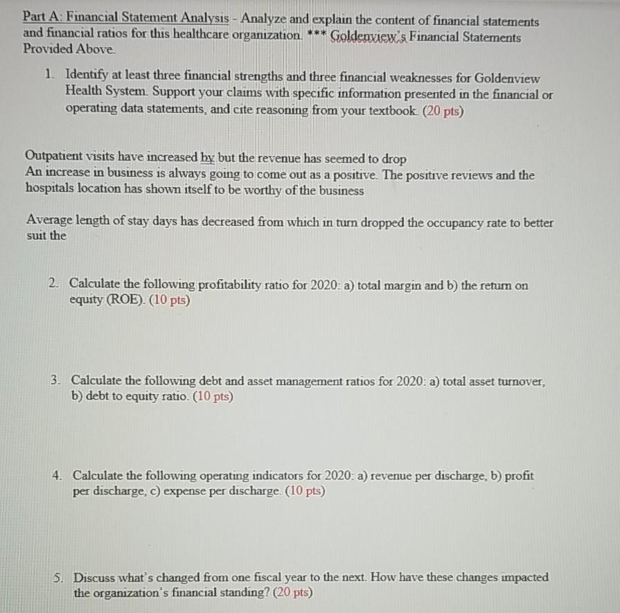 financial or operating data statements, and cite reasoning from your textbook. (20