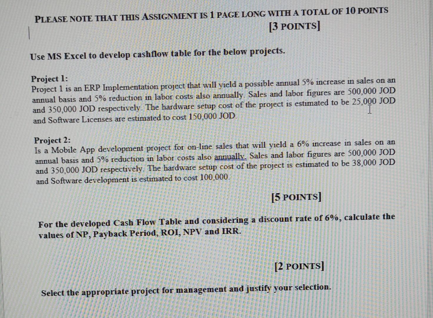 PLEASE NOTE THAT THIS ASSIGNMENT IS 1 PAGE LONG WITH A