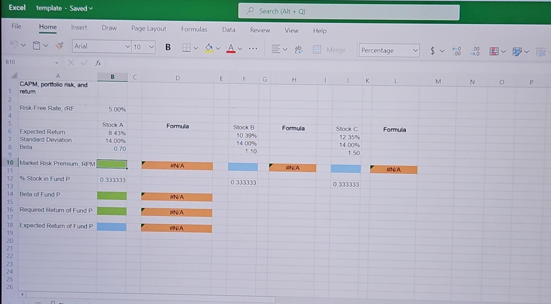 three stocks are positively correlated, but they are not perfectly correlated. (That