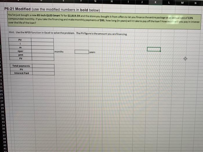  can you help me inputing the exact inputs into excel, I