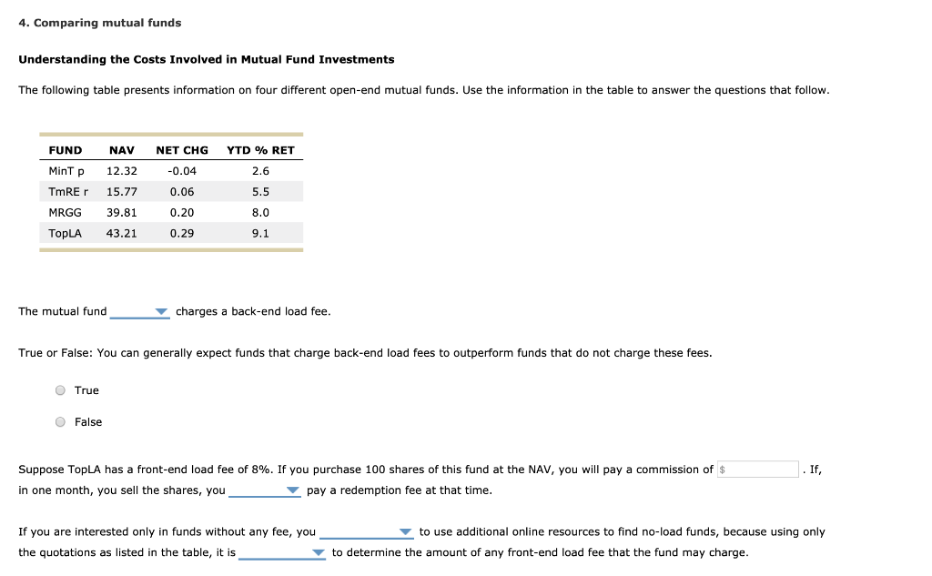 also / will not) 3. (will need / do not need) 4.