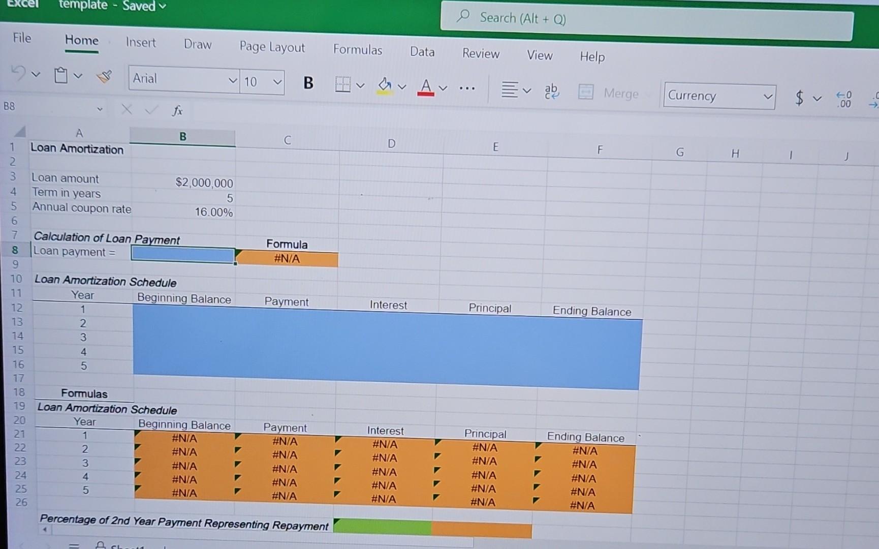 planning to borrow \\( \\$ 2 \\) million on a 5 -year,