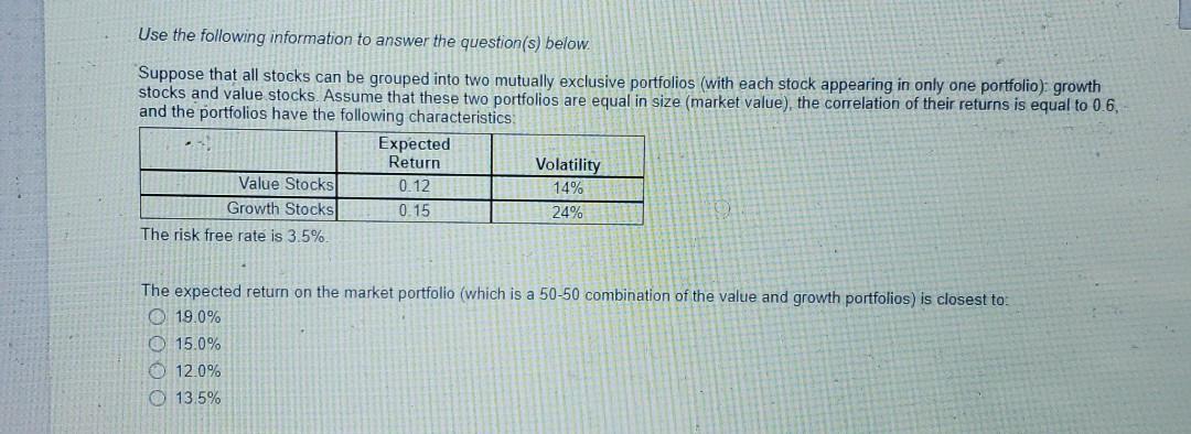  please answer all questions completely using multiple choice. Use the following