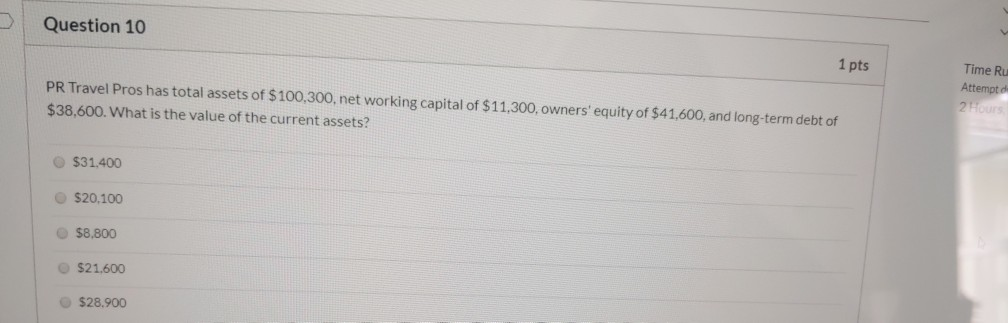  can someone please help me Question 10 1 pts Time Ru