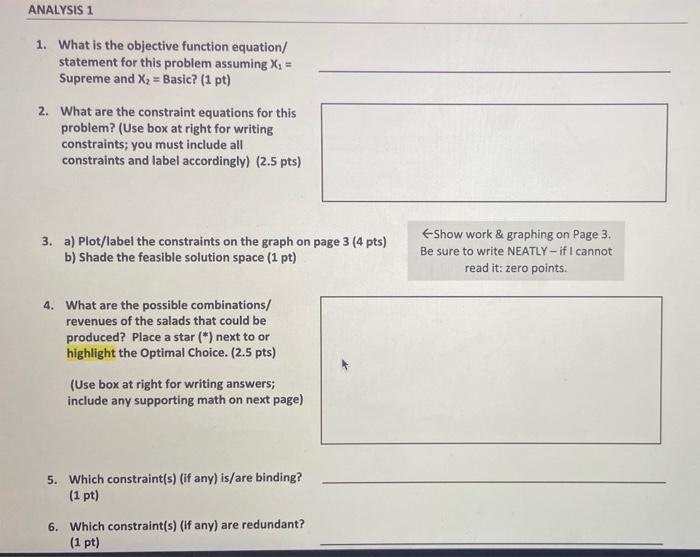 Steve offer 2 salads for their lunch trucks--the Supreme ($12 revenue =
