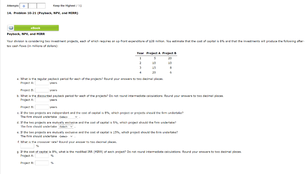  Please help solve these question especially from E-G Attempts Keep the