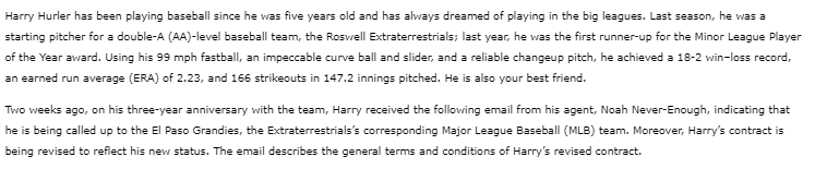  Harry Hurler has been playing baseball since he was five years