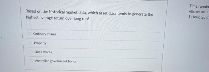  Based on the historical market data, which asset class tends to