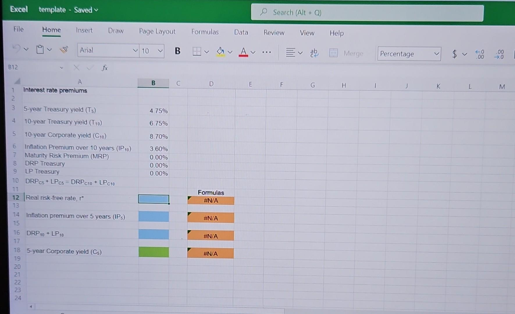 below. Open the spreadsheet and perform the required analysis to answer the