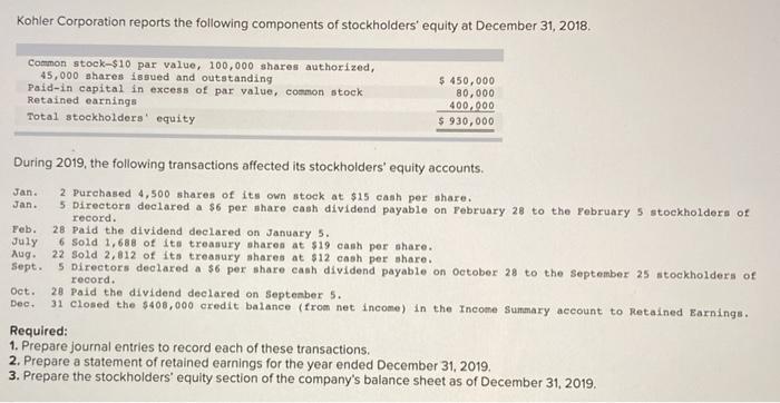 please only provide correct answer for all the required material for a