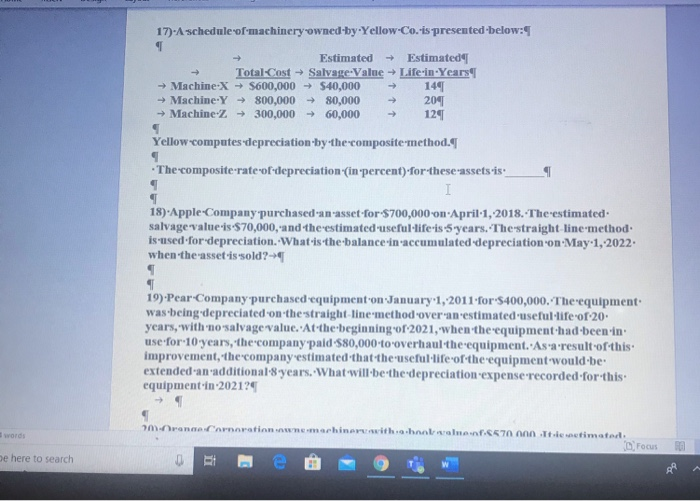 2)-Blue-Company purchased-equipment for $40,000. Sales tax on the purchase was $3,000.- Other-costs-incurred